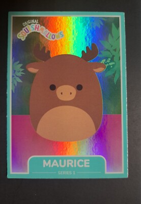 Maurice RARE Squishmallow Holographic Foil Trading Card #1 Wildlife Squad | eBay Maurice RARE Squishmallow Holographic Foil Trading Card #1 Wildlife Squad | eBay