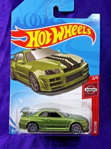 HOT WHEELS NISSAN SKYLINE GT-R (BNR34) NISSAN SERIES #2/5 ...