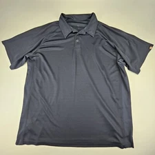Red Kap Mens Navy Blue Short Sleeve Polo Work Shirt Size 2XL 