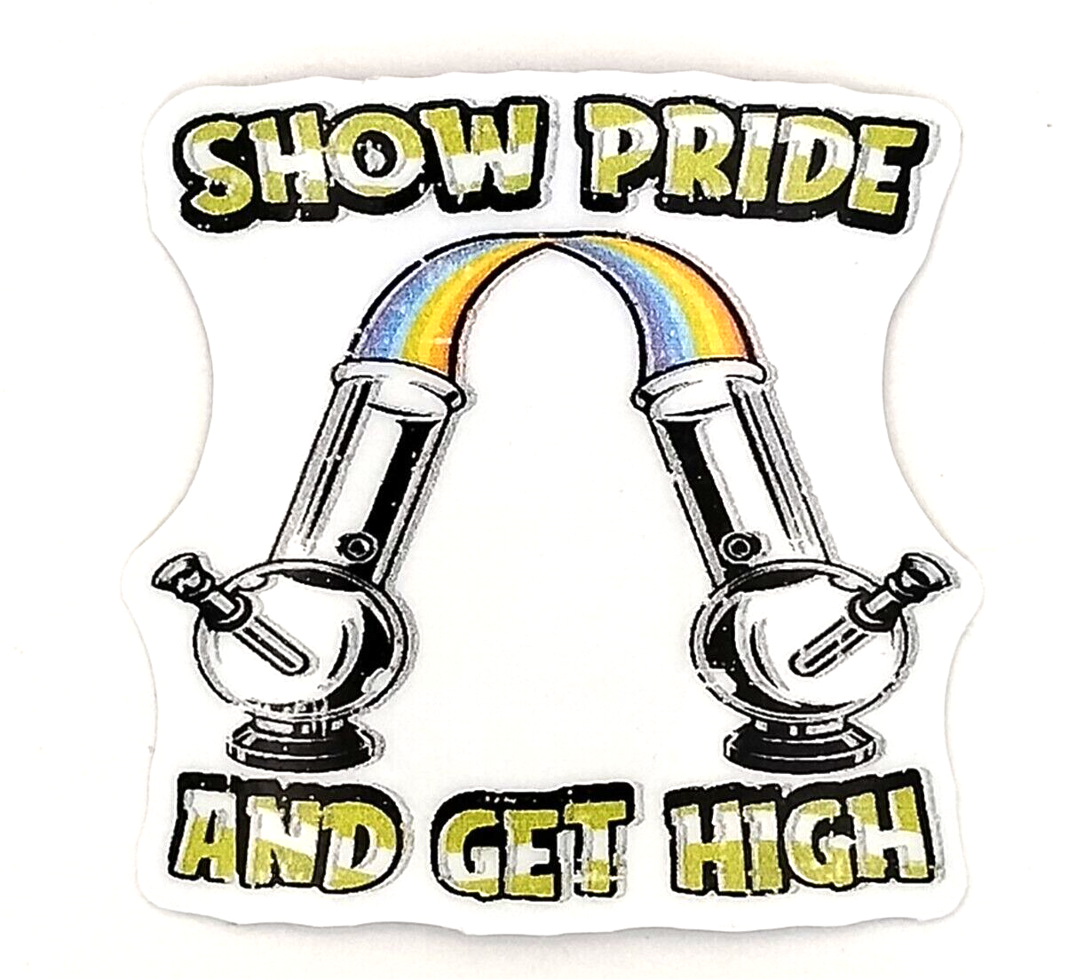 420 Weatherproof Vinyl Sticker UV Safe Cannabis Pride Weed Sticker