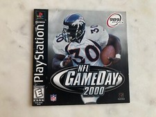 NFL GameDay 2000 PS1 Manual Only
