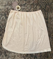 Vintage Vassarette All Around Peach Blossom Half Slip XL 20  Lingerie Nylon NWT 