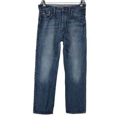 G-Star Raw Frontier Original Blaue Reguläre Gerade Passform Jeans W33 L34