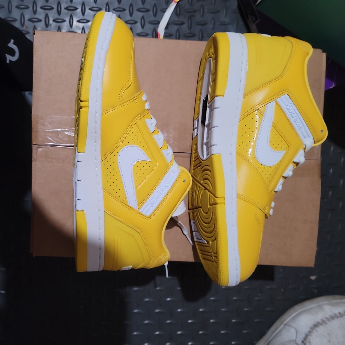Size 12 - Nike Supreme x Air Force 2 Yellow | eBay Size 12 - Nike Supreme x Air Force 2 Yellow | eBay