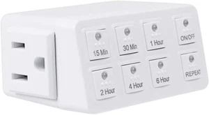 BN-LINK Smart Digital Countdown Timer with Repeat Function Shut Off Touch Button