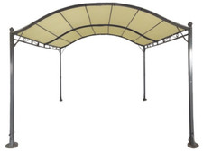 GAZEBO IN ACCIAIO PERGOLA MAXI 300x400x250h