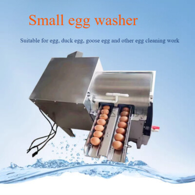 Automatic Egg Washing Equipment Salted Duck Egg Cleaning Mud Machine