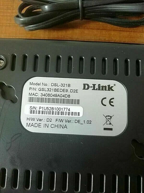 D-Link - Model DSL-321B mit Kabel - Bild 4 von 4