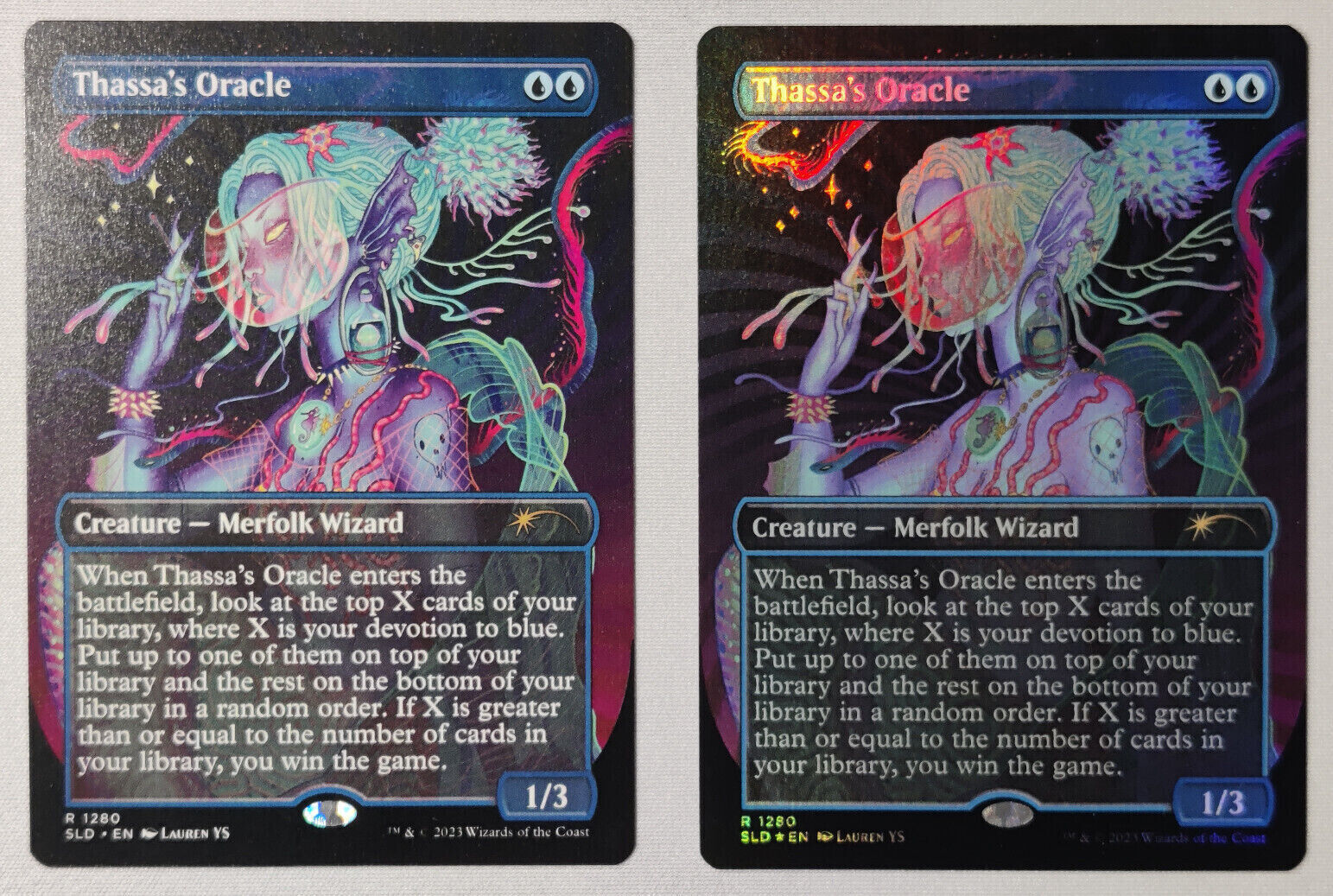 MTG Secret Lair Thassa's Oracle -SLD Cool Ocean Breeze [UPick Foil/Reg] SLD