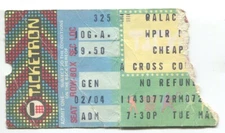 Vintage 1980 Cheap Trick Concert Ticket Stub Waterbury CT