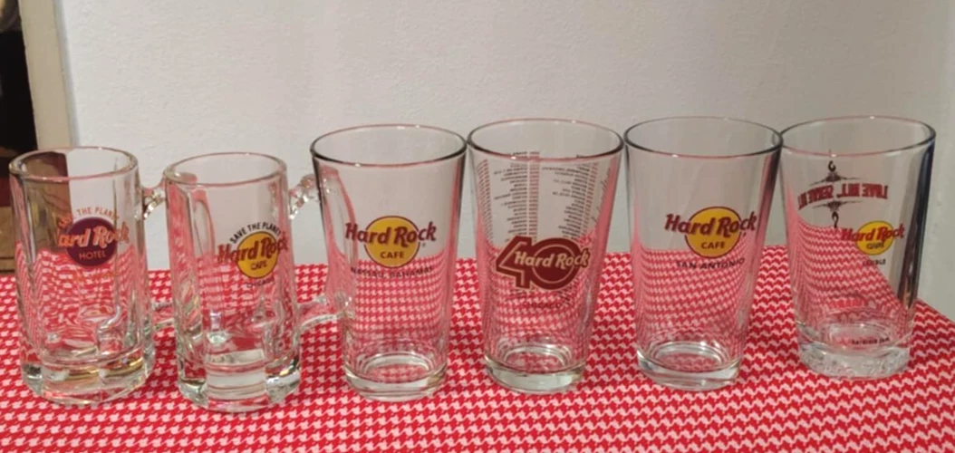 Hard Rock Café Beer Glass for sale | eBay
