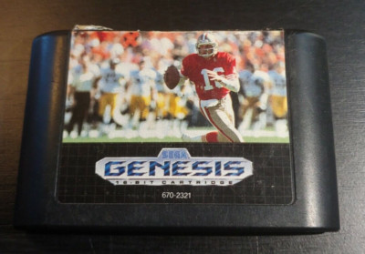 NFL Sports Talk Football '93 Starring Joe Montana (Authentic Sega Genesis, 1992)