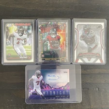 Bucky Irving Midnight Auto RC Plus Topps Chrome RC & Resurgent RC