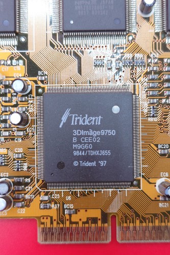 Trident 3D Image 9750 AG110G 4MB AGP Video Card "Graphics Accelerator" - Picture 4 of 5