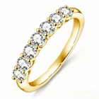 Women's Hypoallergenic Moissanite Bridal Ring Wedding Anniversary Jewelry Gift