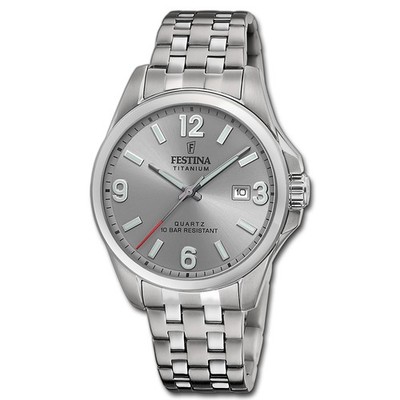 Festina Herrenuhr Titanium Armbanduhr Titan Edelstahl UF20696/2