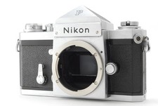 S/N 710xxxx MINT Nikon F Eye Level Silver 35mm SLR Film Camera Body  Tested