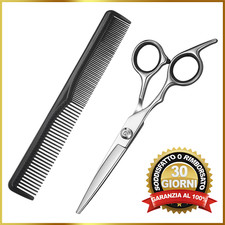 Set Forbici Parrucchiere Professionali Acciaio Inox Donna Uomo Bambino Sfoltire