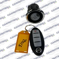 13-18 NISSAN ALTIMA IGNITION SWITCH START STOP BUTTON W/ SMART KEY REMOTE OEM