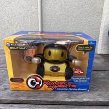 Vintage Rumble Robots Bolt Man Blue Team In Box
