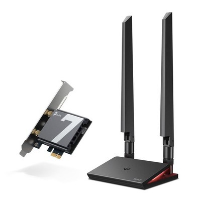 TP-Link Archer TBE550E WiFi Card for PC, Tri-Band BE9300 Wi-Fi 7 Bluetooth 5.4 P
