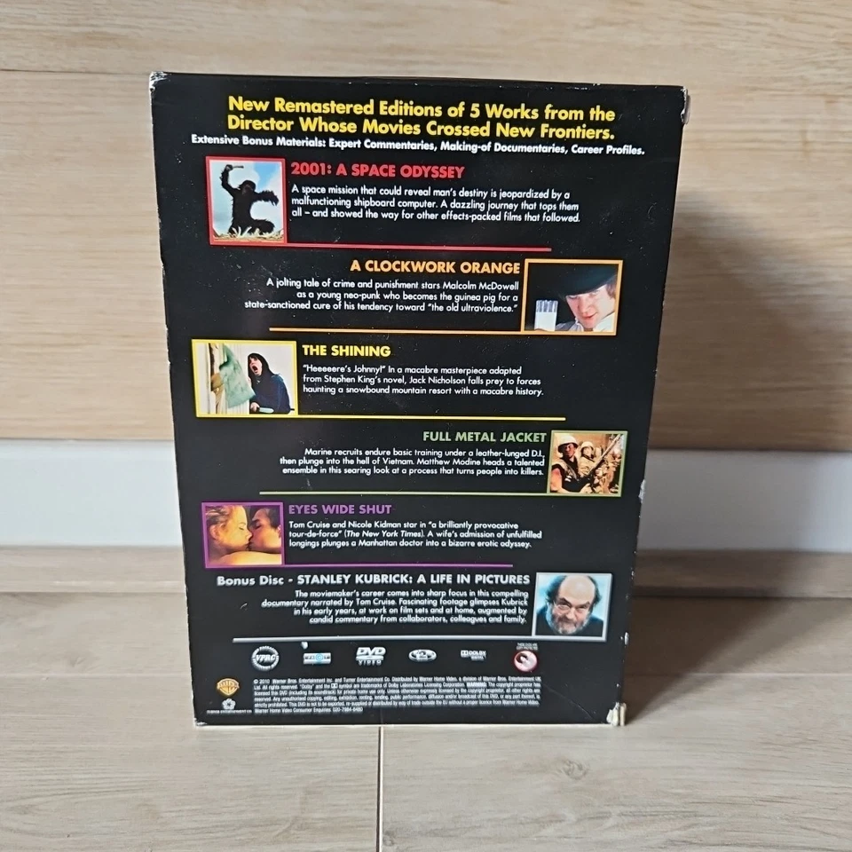 Stanley Kubrick DVD Boxset Movie Collection Series Complete Region 2  - Image 4 of 4