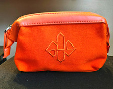 Ettinger London ANA Pouch Orange Canvas Leath...