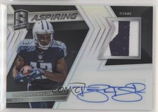 2017 Panini Spectra Aspiring 154/299 Taywan Taylor #APA-TT Patch Auto i6j