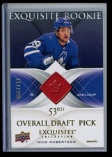 2020-21 Upper Deck Black Diamond Exquisite Collection Rookie Draft Day Nick