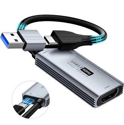 4K HDMI Capture Card USB C 1080P 60FPS Video Streaming Conference Gaming
