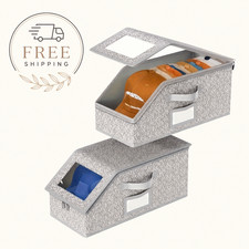 Stackable Hat Storage Organizer for Baseball Caps Fabric Closet Dustproof Holder