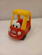 Little Tikes Mini Toy Cozy Coupe Car Preschool Vehicle Red & Yellow EUC Rare HTF