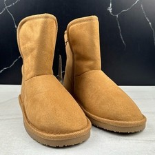 Nautica Bruton Kids Winter Booties Tan sz 6