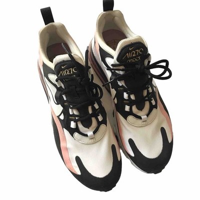 Nike Air Max 270 React Running Shoes Bleached Coral AT6174-005 Womens US 9 EEUC