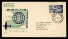 DR WHO 1958 AUSTRALIA FDC FIRST FLIGHT QANTAS 2S ROYAL CACHET M81908