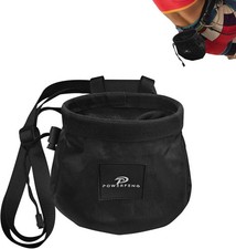 Bag for Rock Climbing & Bouldering: Outdoor Indoor Chalk Bag for Men & Women Cl