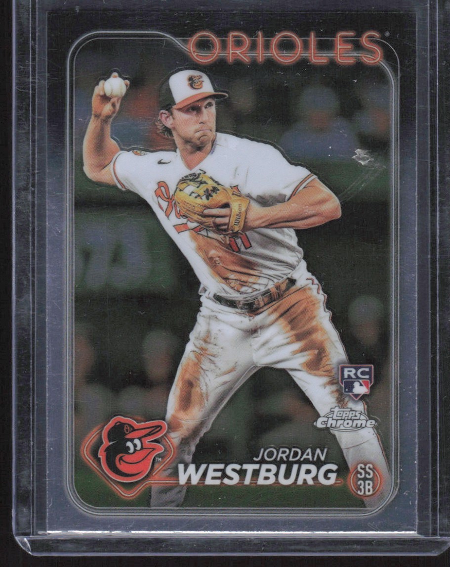 2024 Topps Chrome Jordan Westburg Rookie Baltimore Orioles #277