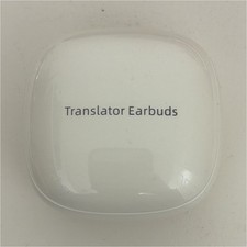 Translator Earbuds TWS AI Translator In-Ear Bluetooth Earbuds w/ Case White