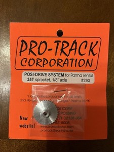 Pro-Track - 35 Tooth  1/8 Axle Sprocket - PTC-293 - 1/24 Slot Car