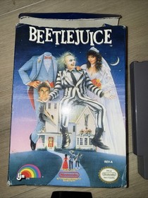 Beetlejuice Nintendo NES  w/ Box & Sleeve No Manual