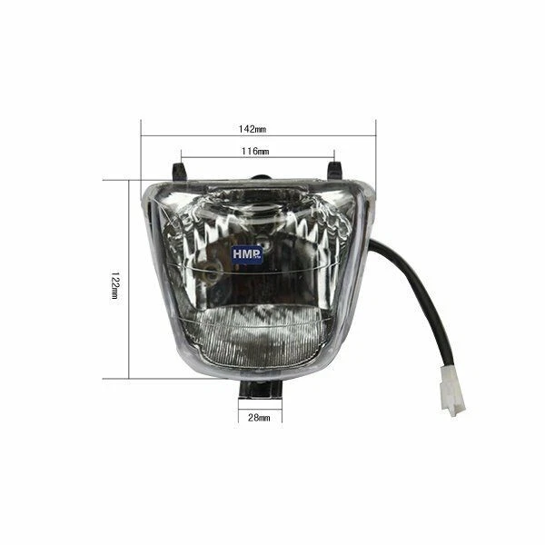 Scheinwerfer 12V Typ 4 Kinderquad Yongkang SPK 50 ccm HMParts Blitzversand - Bild 2 von 4