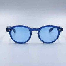 Johnny Depp sunglasses solid acetate glasses handmade blue sunglasses unisex