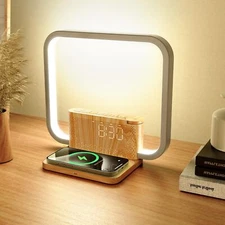 Sunrise Alarm Clock for Heavy Sleepers with Wireless Charger, Wake Up Light, ...