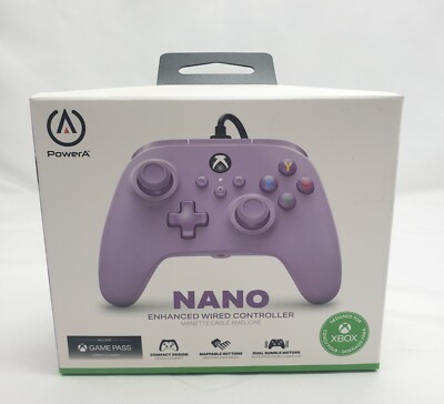 Power A Nano Wired Controller for XBOX & Windows Lilac New Factory Sealed