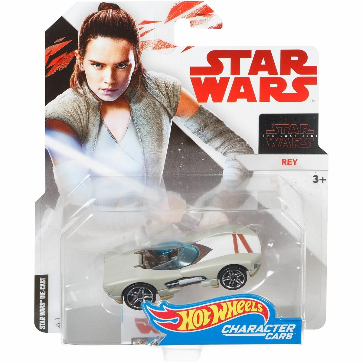 Hot Wheels Mattel Star Wars Collectible Character Car Rey Last