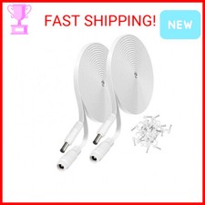 Uogw 2 Pack DC Power Extension Cable 10ft 2.1mm x 5.5mm Compatible with 12V DC A