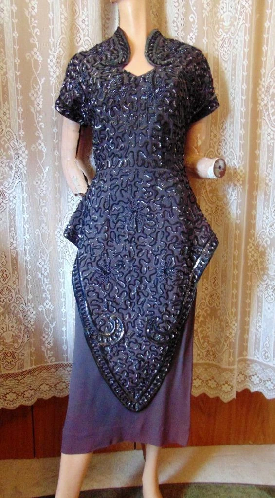 1940s Vintage Dresses Eveningwear for sale - eBay
