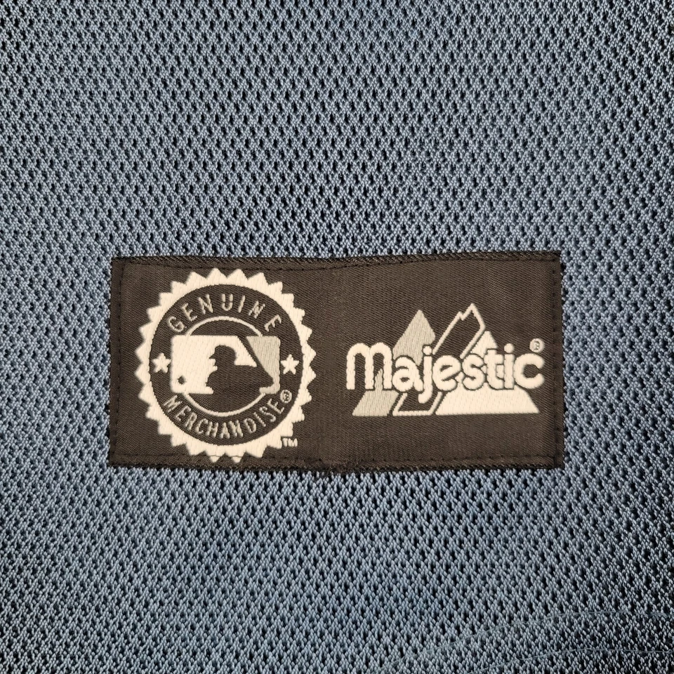 Vintage Baltimore Orioles Jersey Men XL Blue Majestic 90s Made in USA MLB Script - Image 4 of 4