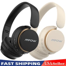 Mpow Bluetooth Wireless Over Ear Headphones Active Noise Cancelling Bass Headset