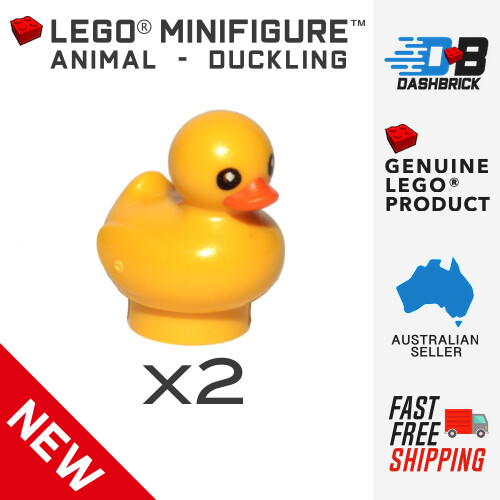2 x Genuine LEGO® Minifigure Animals - Duckling, Yellow Duck, Rubber Duck - NEW - Bild 1 von 2